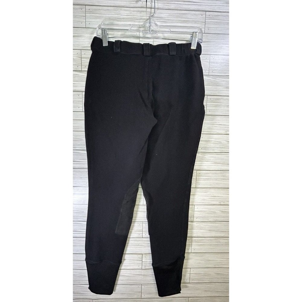 Tuff Rider Horseback Riding Equestrian Ribbed Knee Patch Breeches Pants Gray - Picture 2 of 10